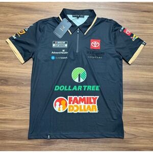 Marwin Sports NASCAR Legacy Motor Club Family Dollar Toyota Crew Shirt Sz S
